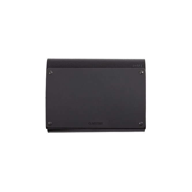 SMALL ARTICULAR WALLET WITH COIN BLACK