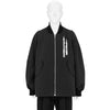 SOFU TESHIGAHARA DETACHABLE SLEEVE BOMBER JACKET BLACK