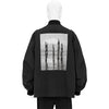 SOFU TESHIGAHARA DETACHABLE SLEEVE BOMBER JACKET BLACK