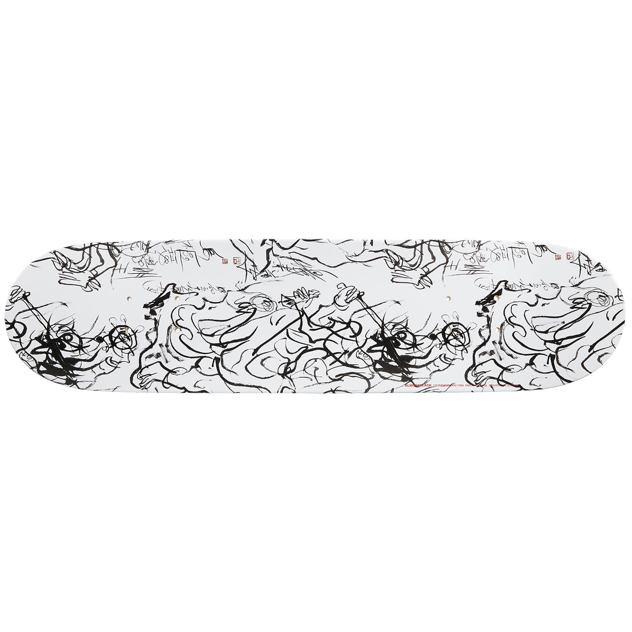 KAZUO SHIRAGA SKATE DECK [ USUSAMA ]  BLACK