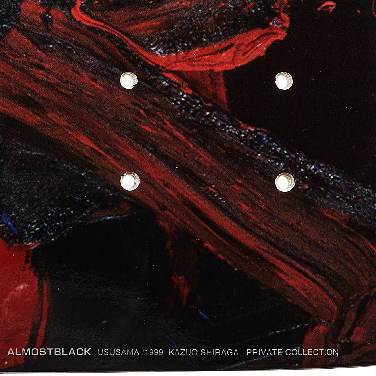 KAZUO SHIRAGA SKATE DECK [ USUSAMA ]  BLACK