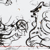 KAZUO SHIRAGA SKATE DECK [ USUSAMA ]  BLACK
