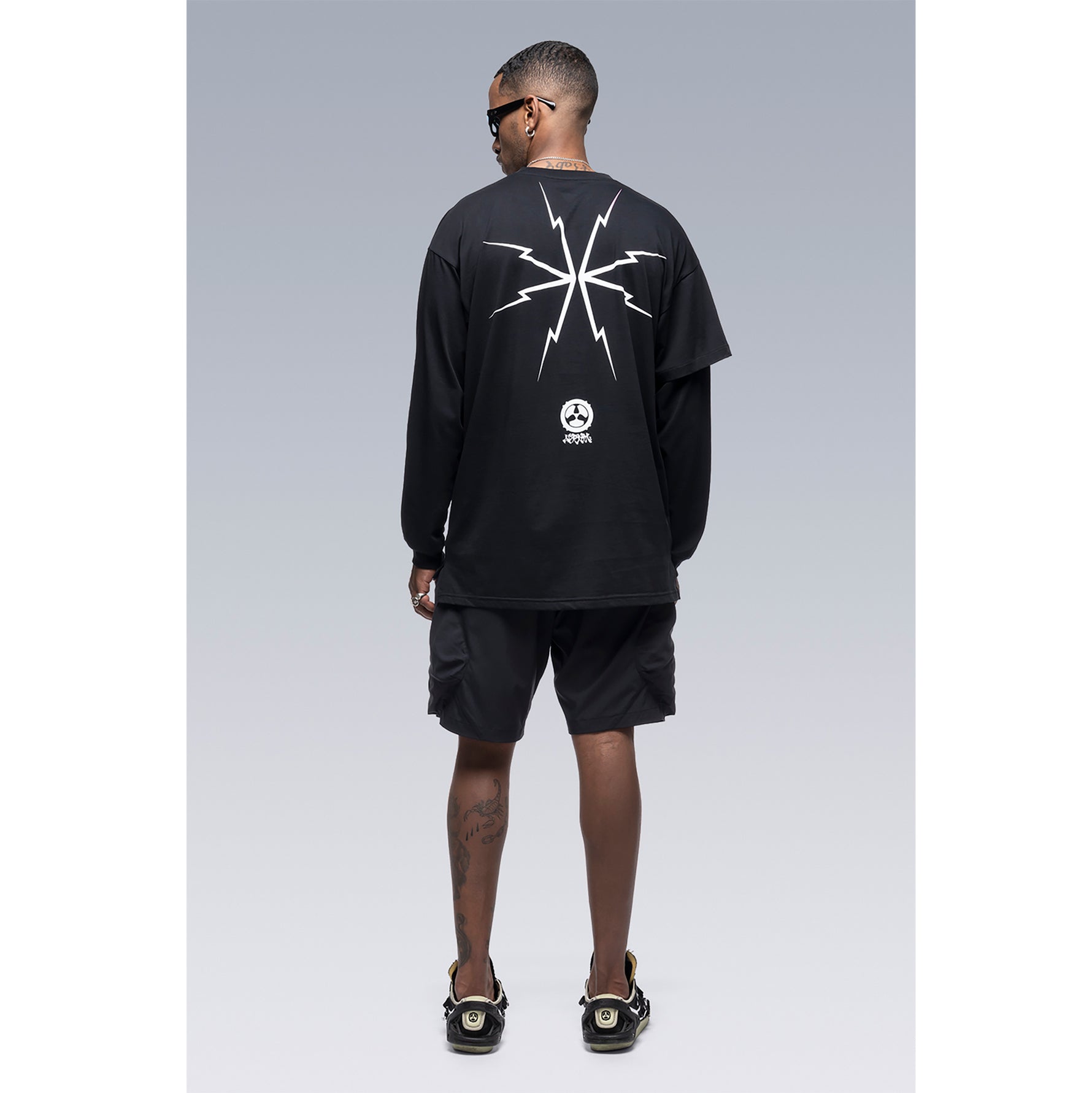 SP29-M NYLON STRETCH BDU SHORT PANTS BLACK