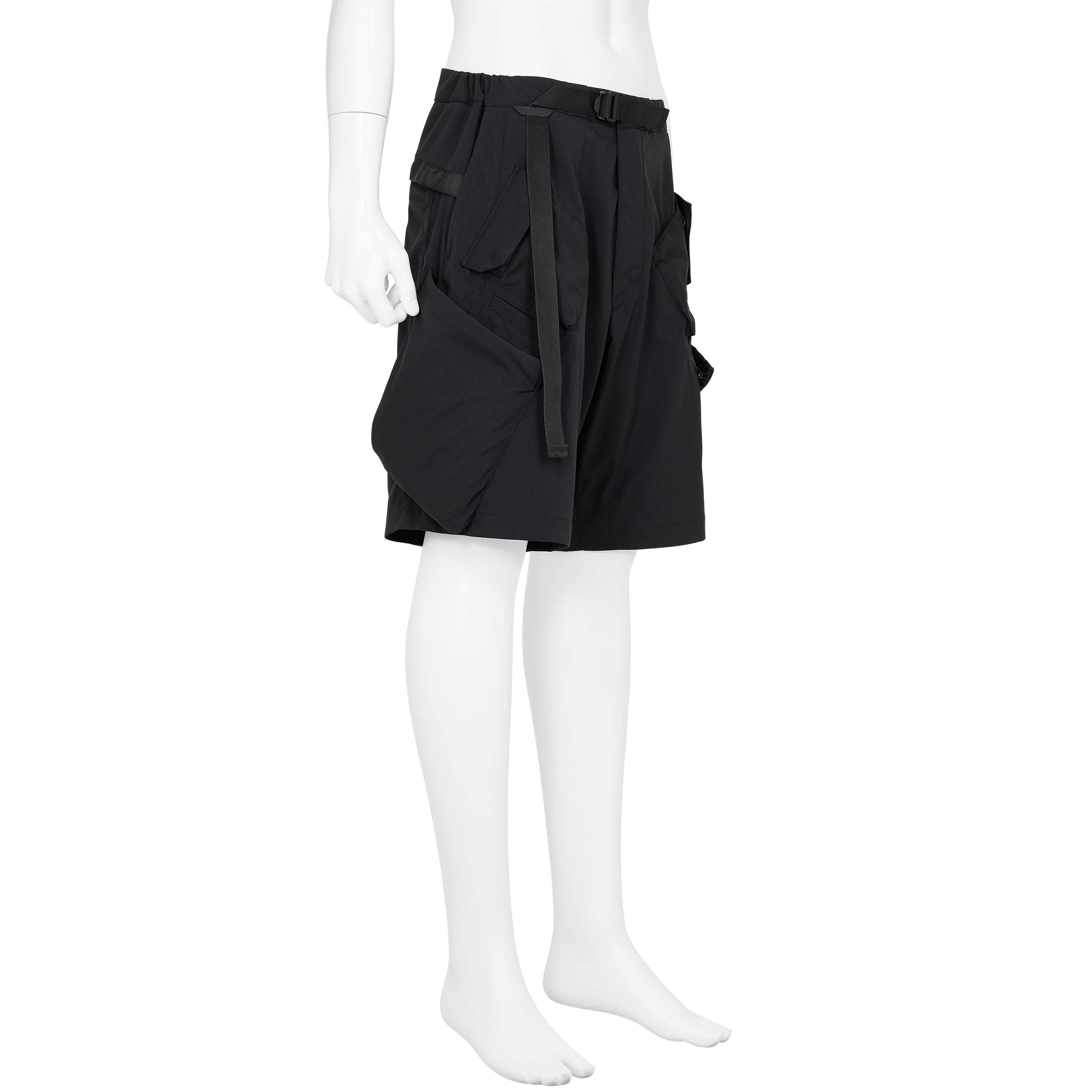 SP29-M NYLON STRETCH BDU SHORT PANTS BLACK