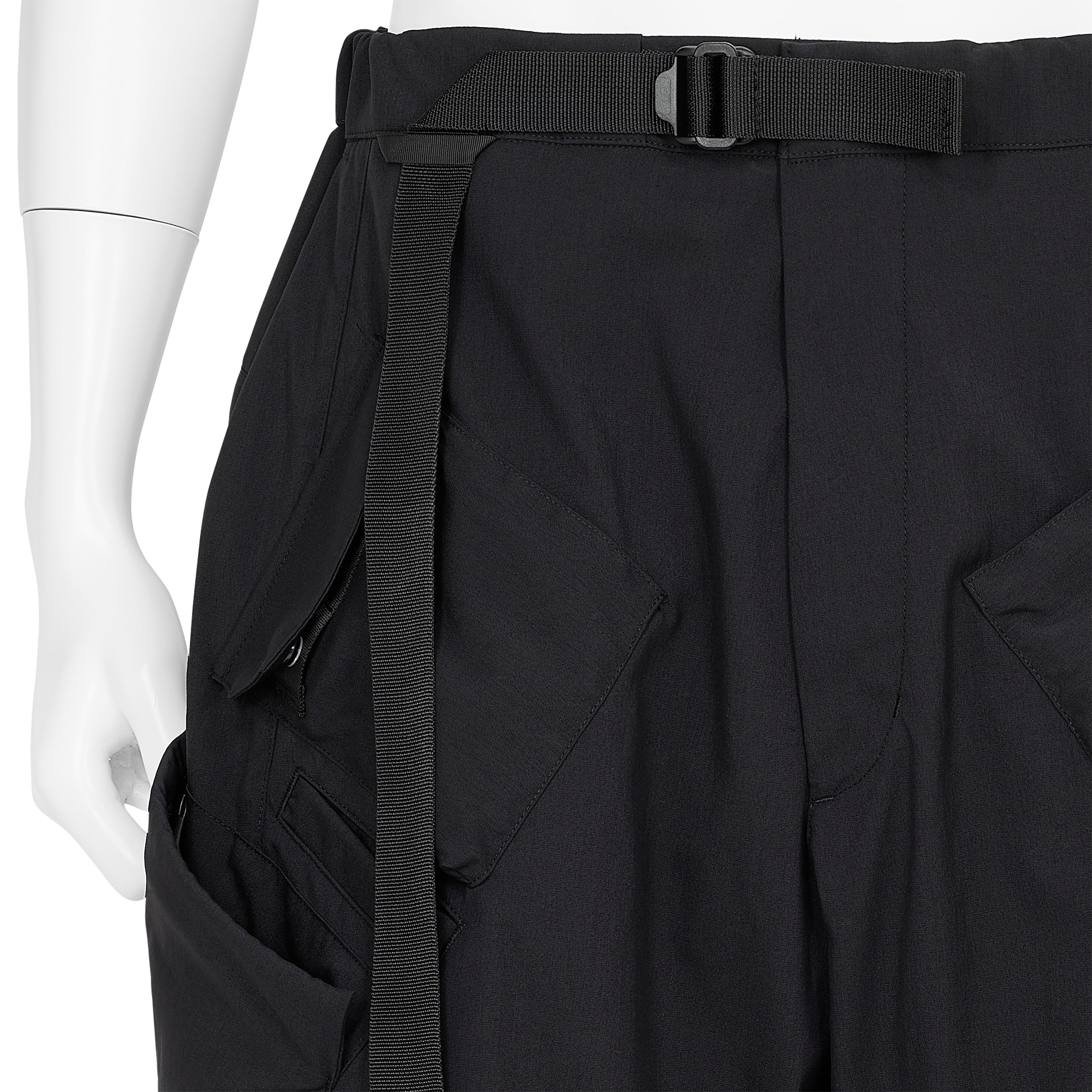 SP29-M NYLON STRETCH BDU SHORT PANTS BLACK - ACRONYM(アクロニウム