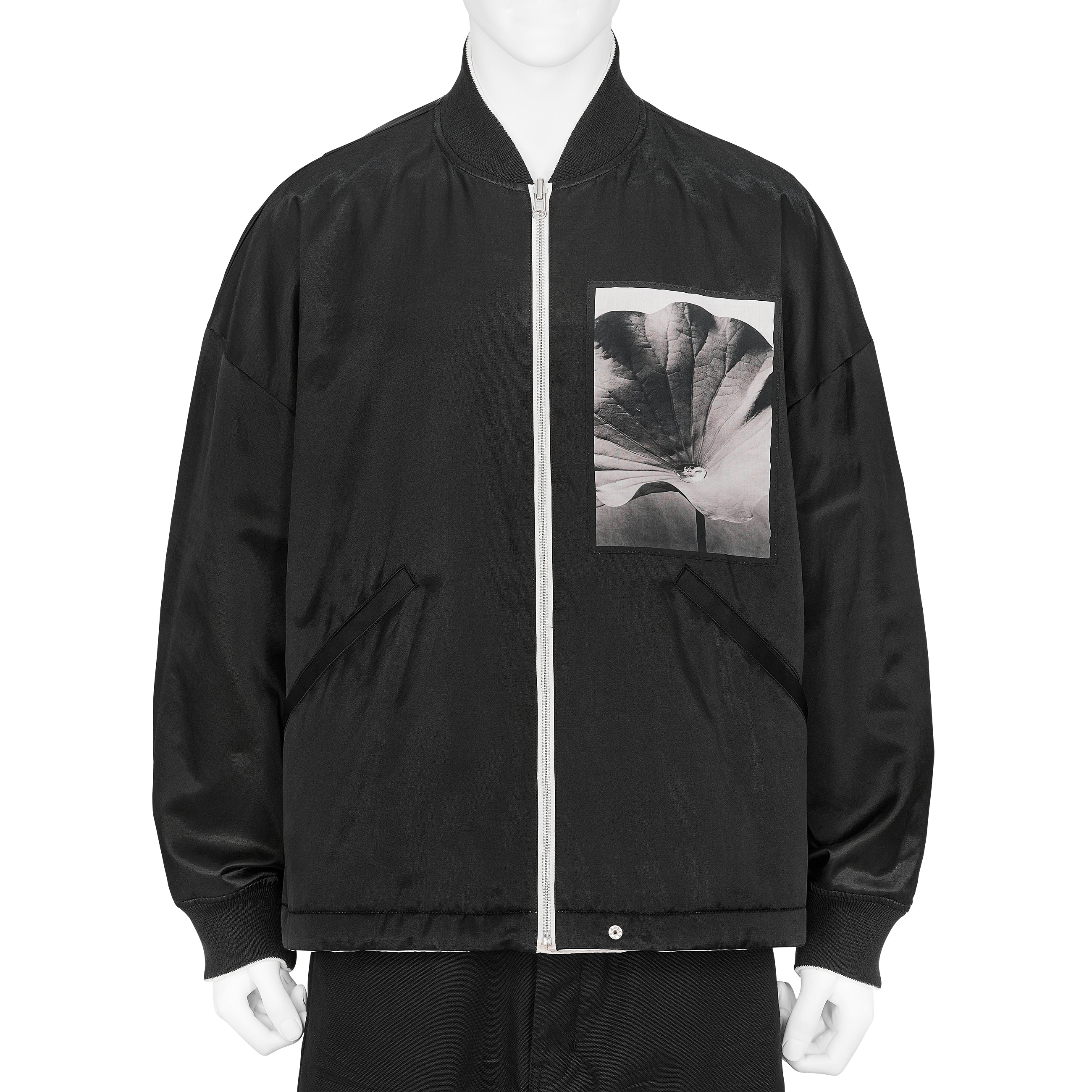 Yasuhiro Ishimoto REVERSIBLE MA-1 SKA BLOUSON BLACK WHITE