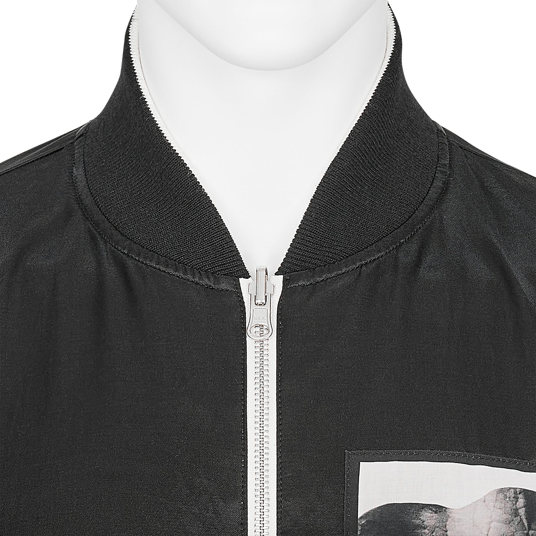 Yasuhiro Ishimoto REVERSIBLE MA-1 SKA BLOUSON BLACK WHITE