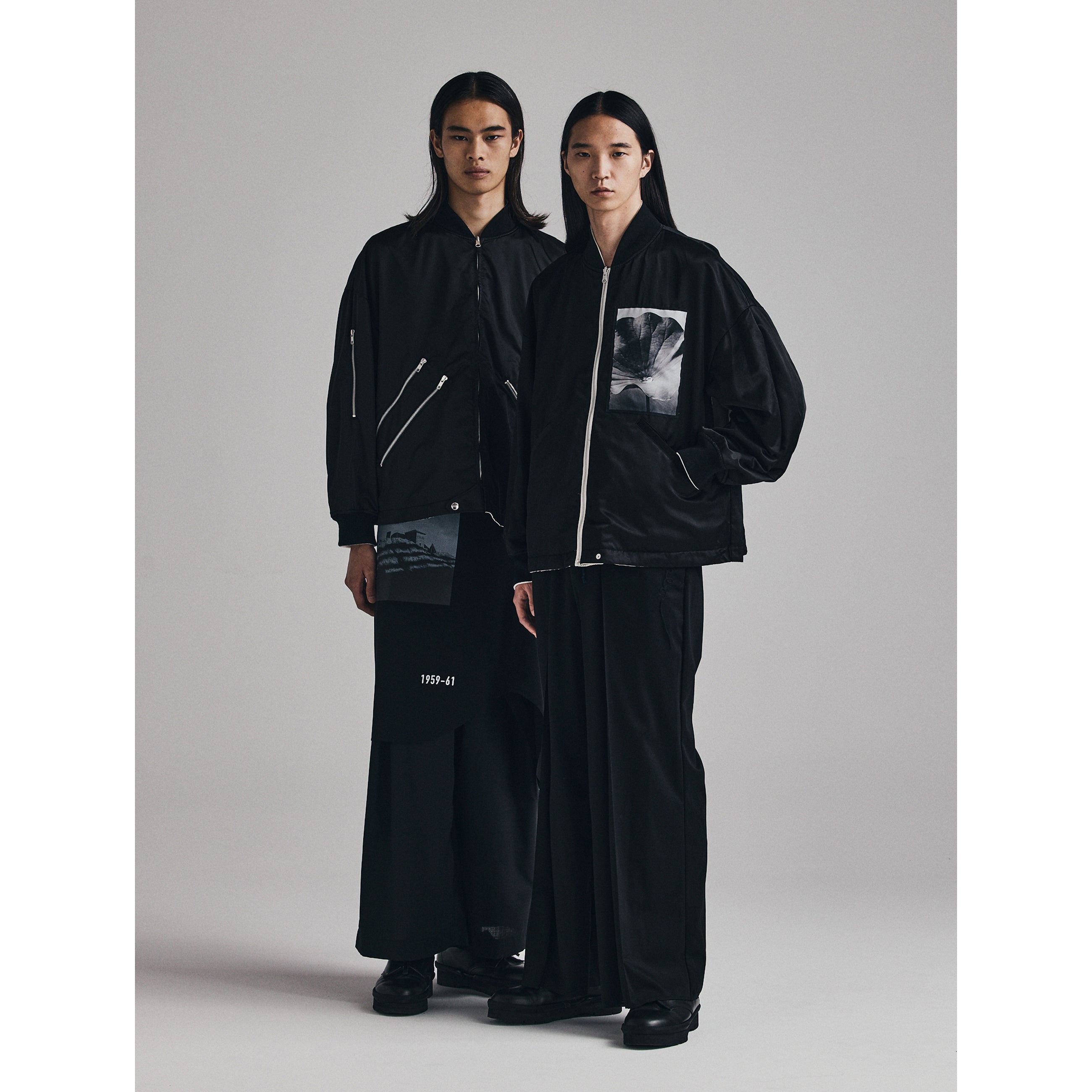 Yasuhiro Ishimoto REVERSIBLE MA-1 SKA BLOUSON BLACK WHITE