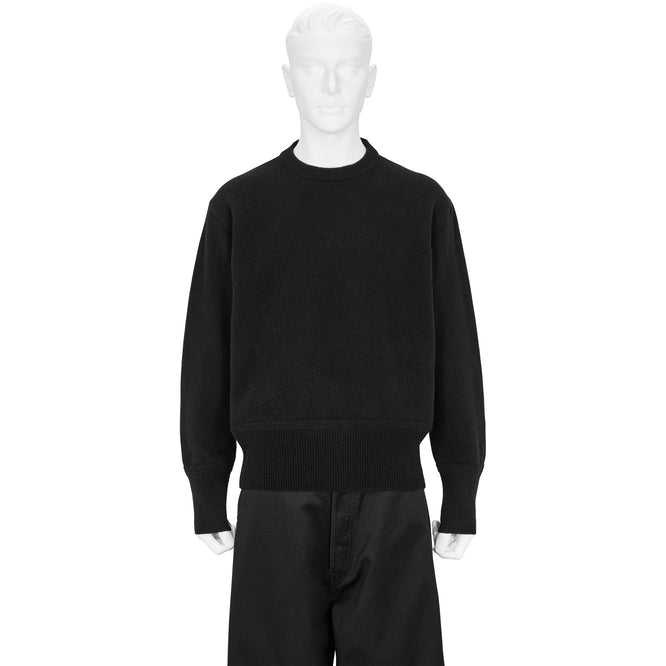 LOT.507 ATHLETIC CREWNECK KNIT BLACK