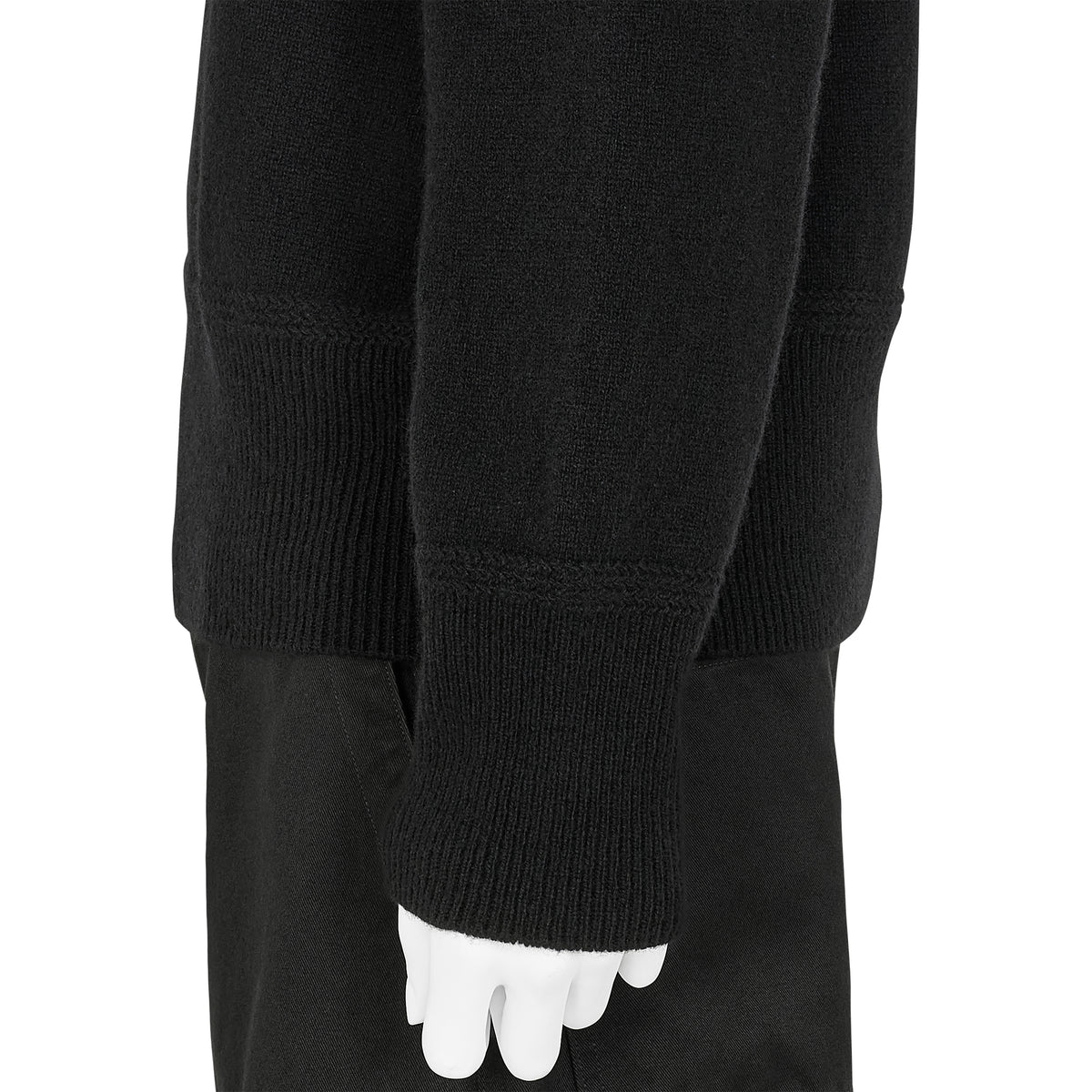 LOT.507 ATHLETIC CREWNECK KNIT BLACK