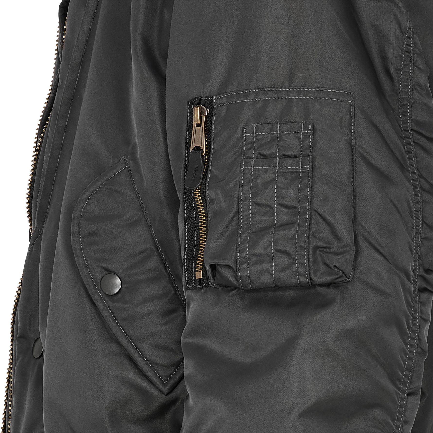 REVERSIBLE 3WAY BOMBER JACKET DARK GRAY