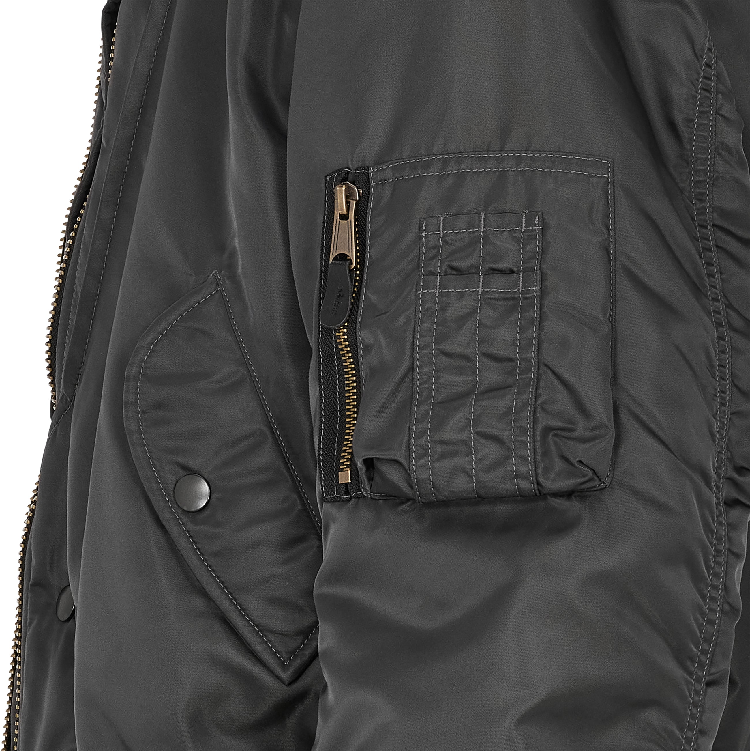 REVERSIBLE 3WAY BOMBER JACKET DARK GRAY
