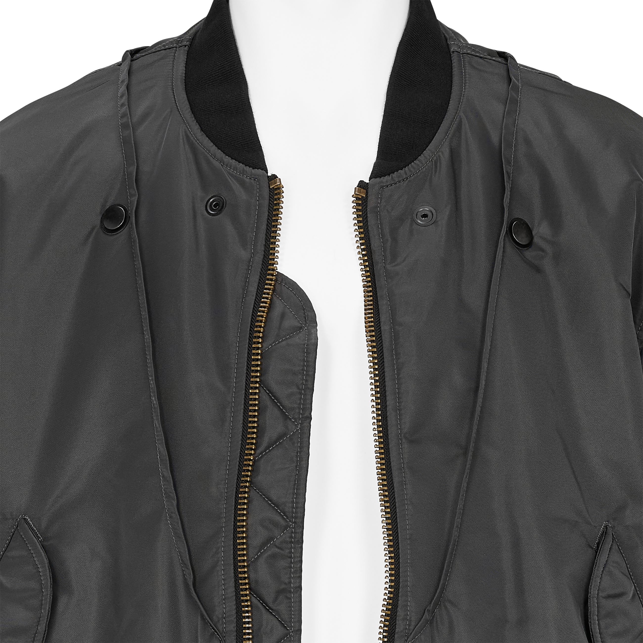 REVERSIBLE 3WAY BOMBER JACKET DARK GRAY