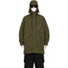 FLATT NYLON GOGGLE FISHTAIL PARKA MILITARY GREEN