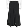 DIAGONAL PANEL PANTS BLACK