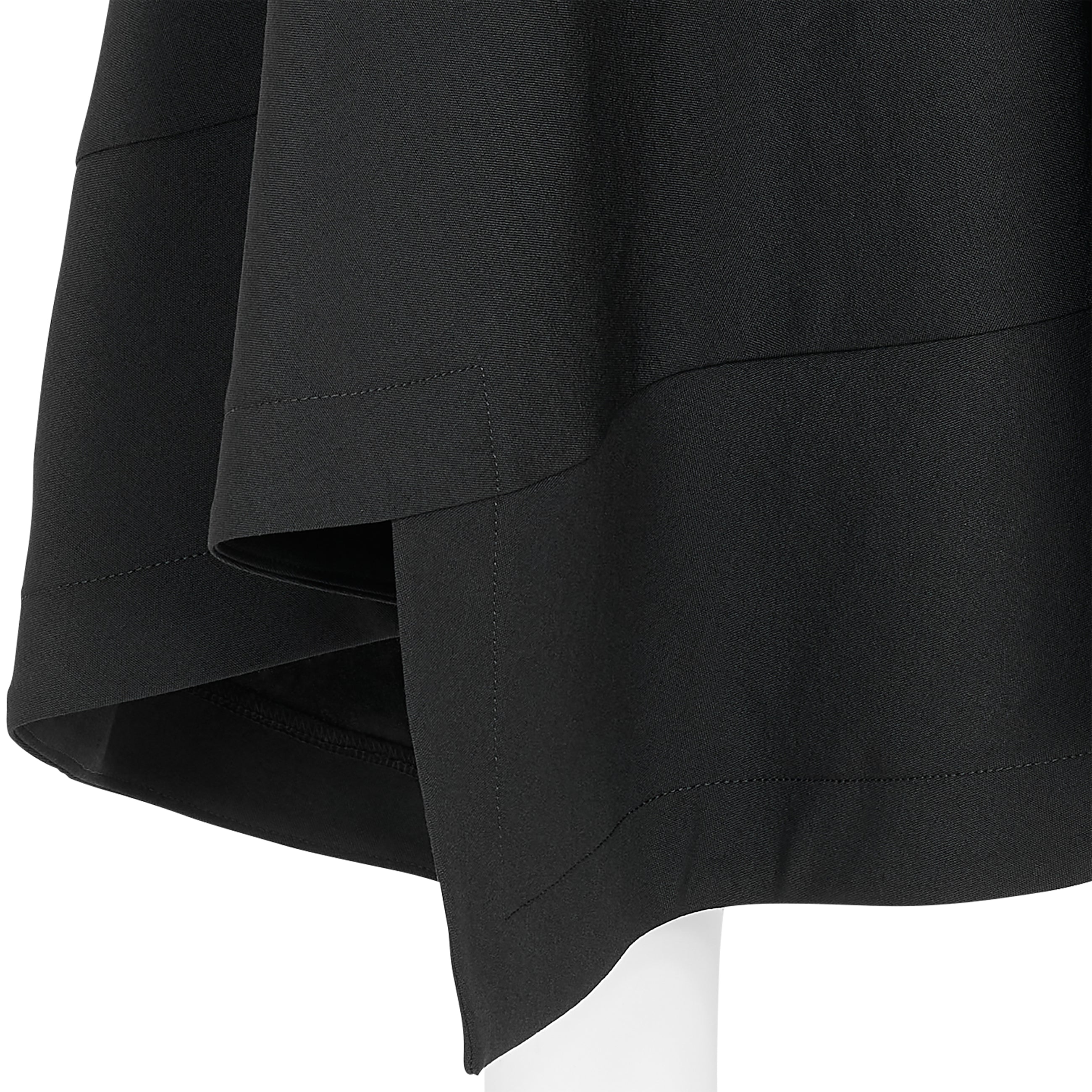 DIAGONAL PANEL PANTS BLACK