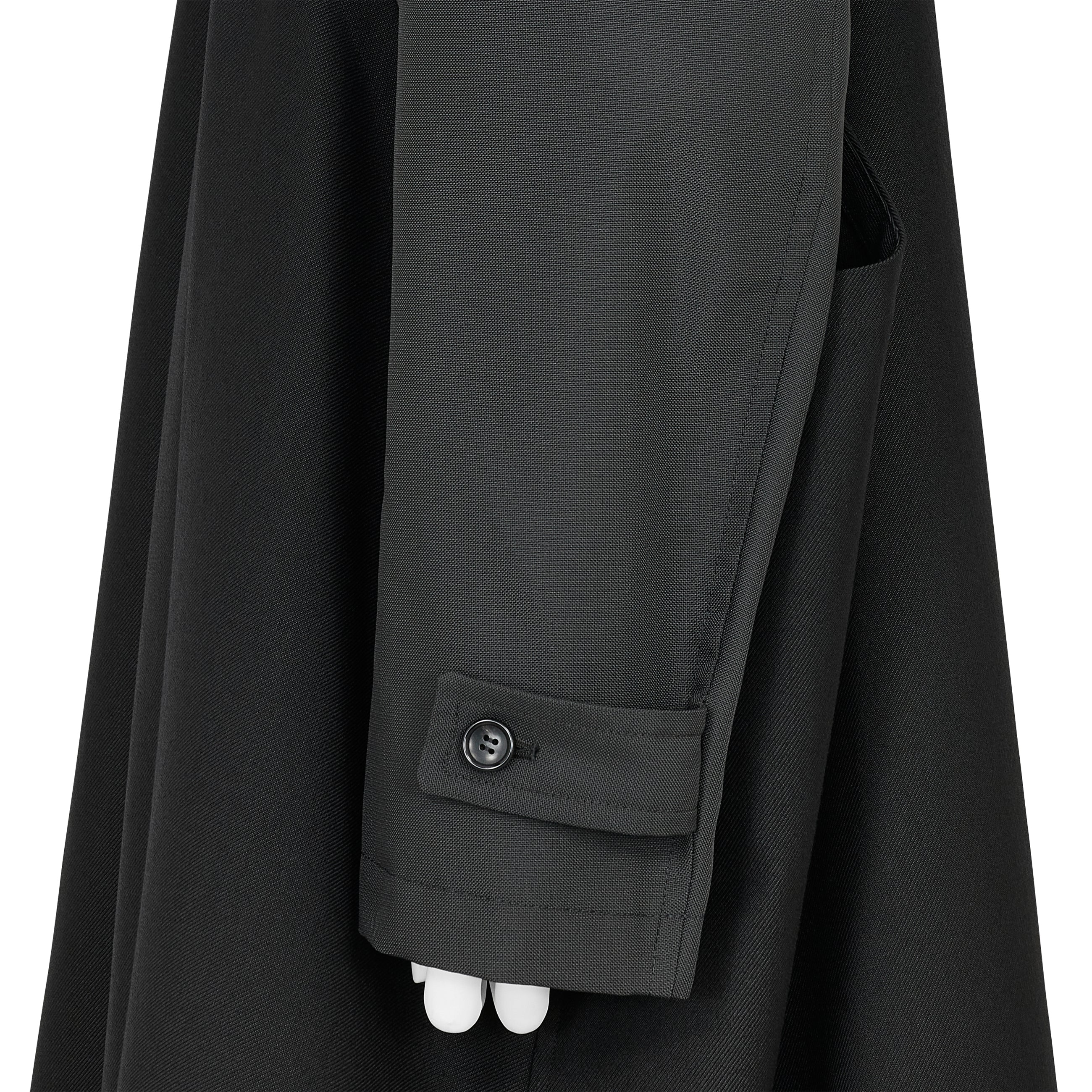 DUFFLE SLEEVE PARTS BLACK