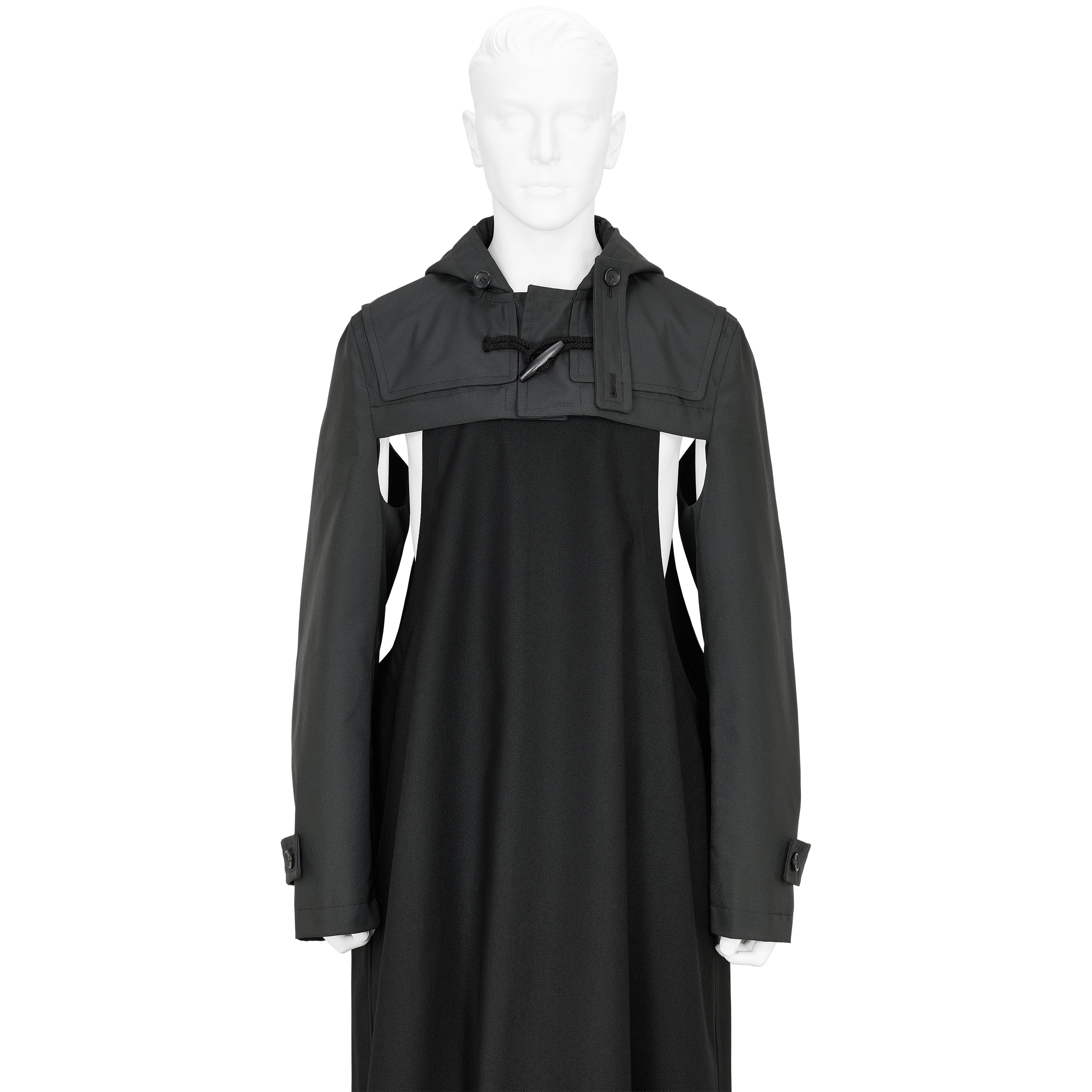 DUFFLE SLEEVE PARTS BLACK