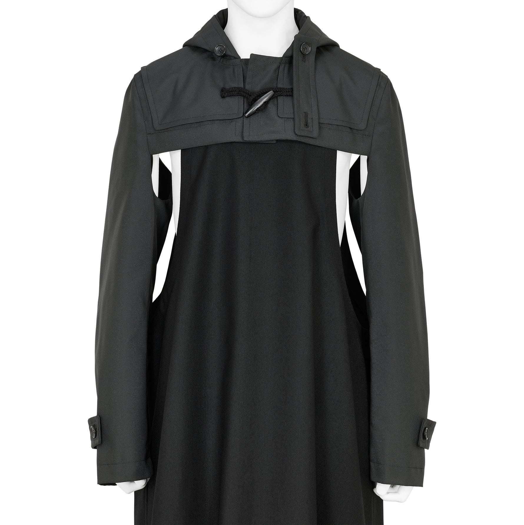 DUFFLE SLEEVE PARTS BLACK