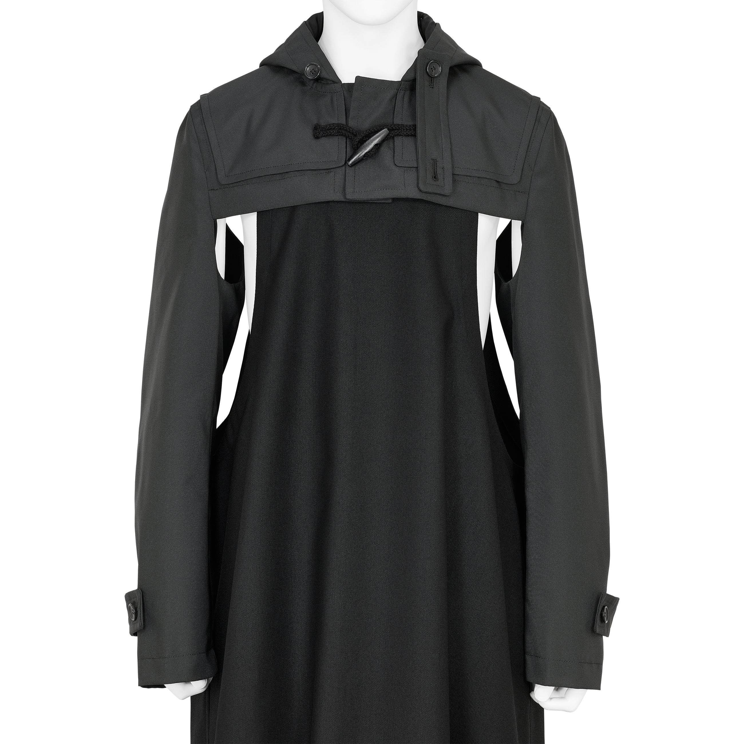 DUFFLE SLEEVE PARTS BLACK