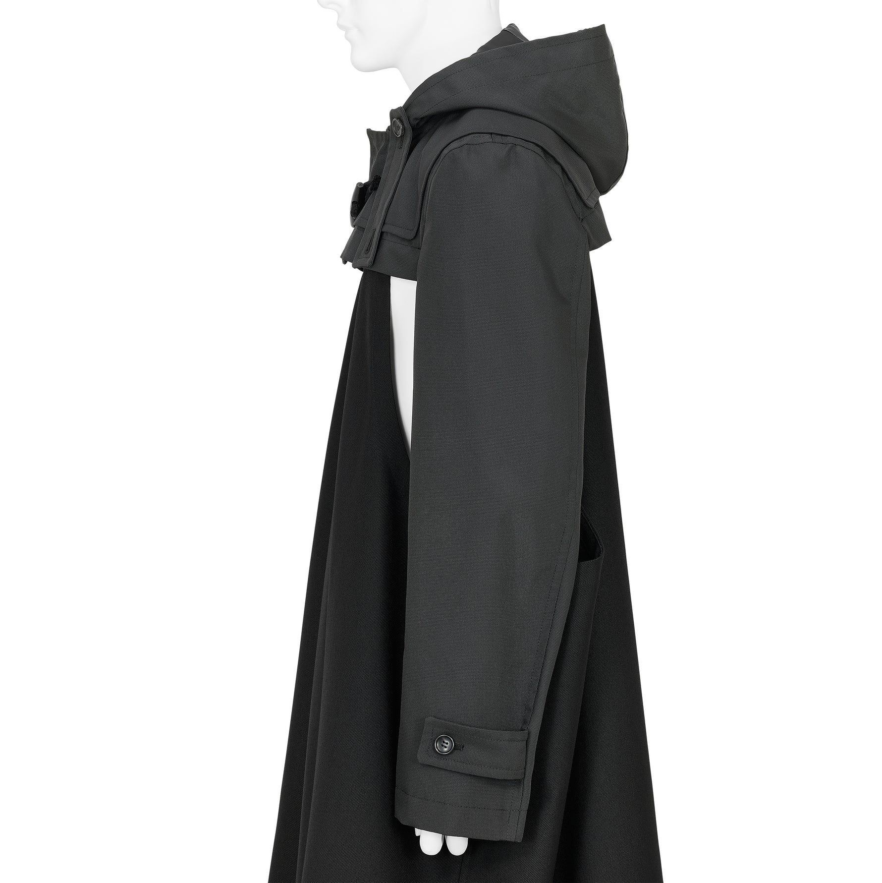 DUFFLE SLEEVE PARTS BLACK