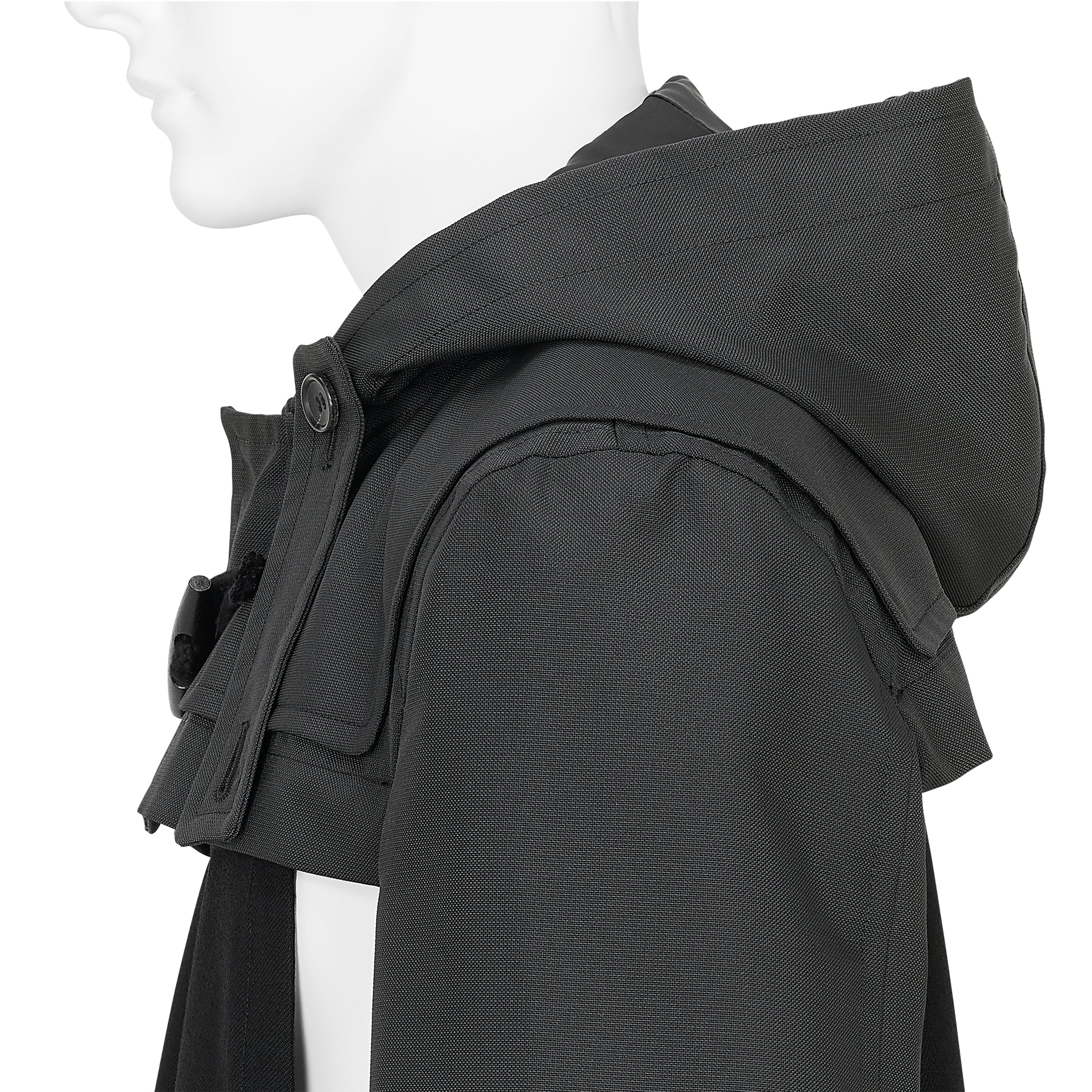 DUFFLE SLEEVE PARTS BLACK