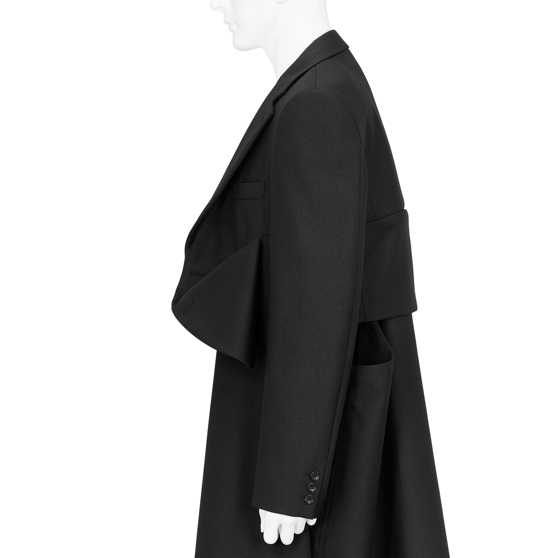 HARD TWILL JACKET BLACK