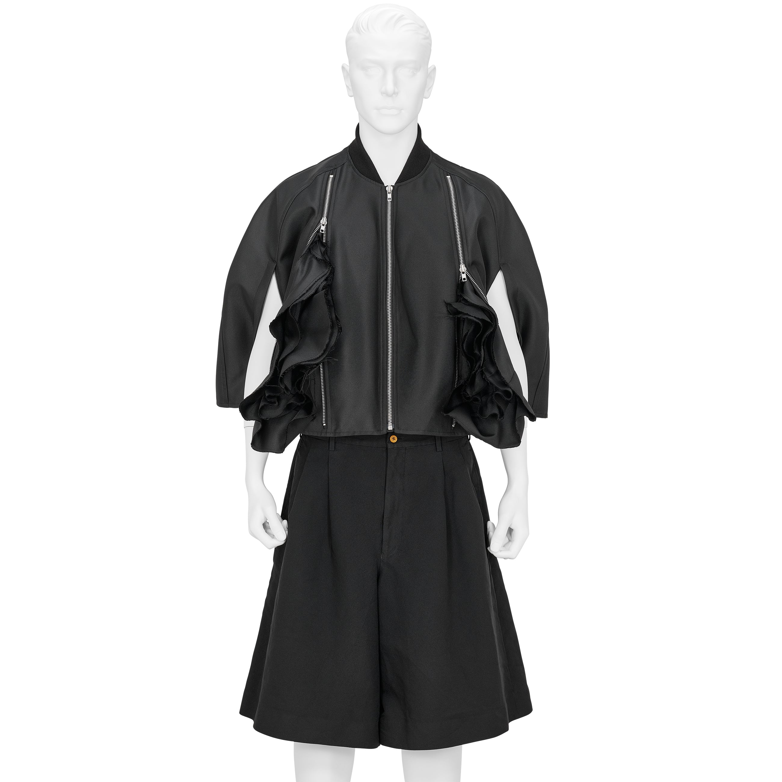 MA-1 PONCHO BLACK - COMME des GARÇONS HOMME PLUS(コム デ