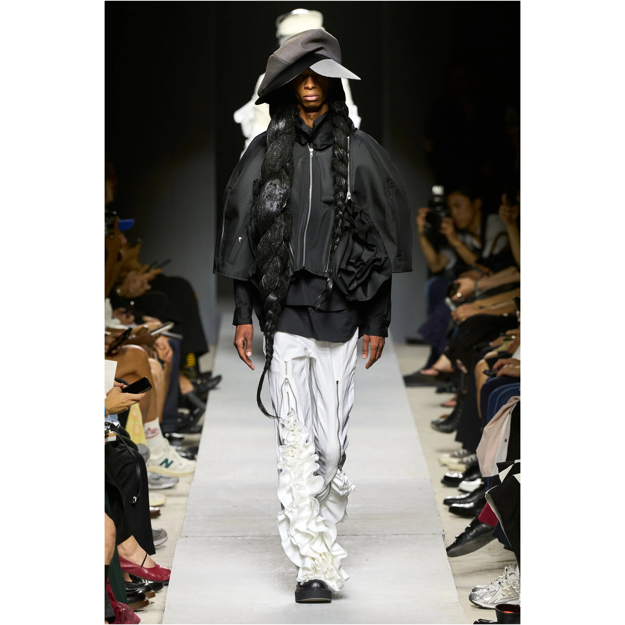 MA-1 PONCHO BLACK - COMME des GARÇONS HOMME PLUS(コム デ