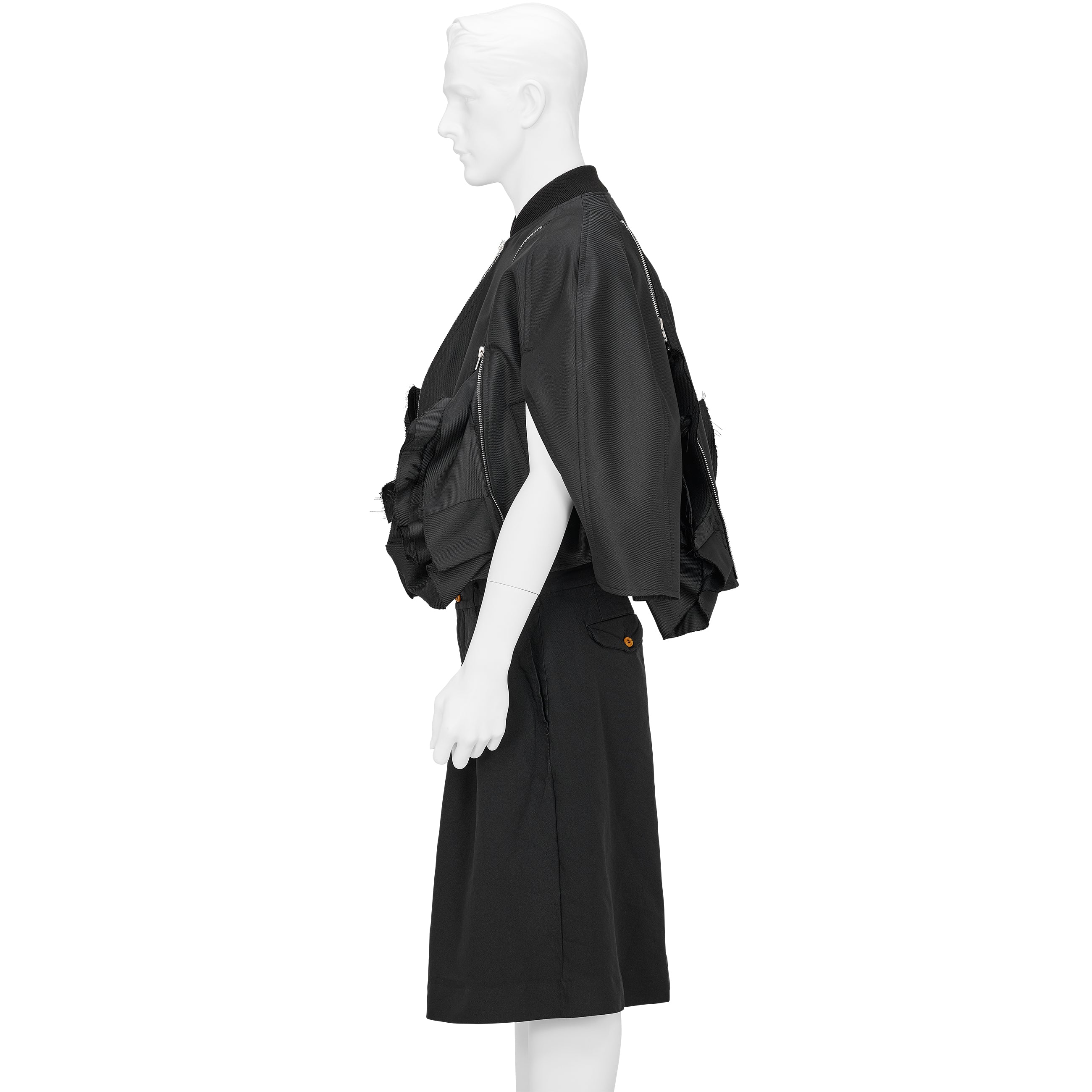 MA-1 PONCHO BLACK