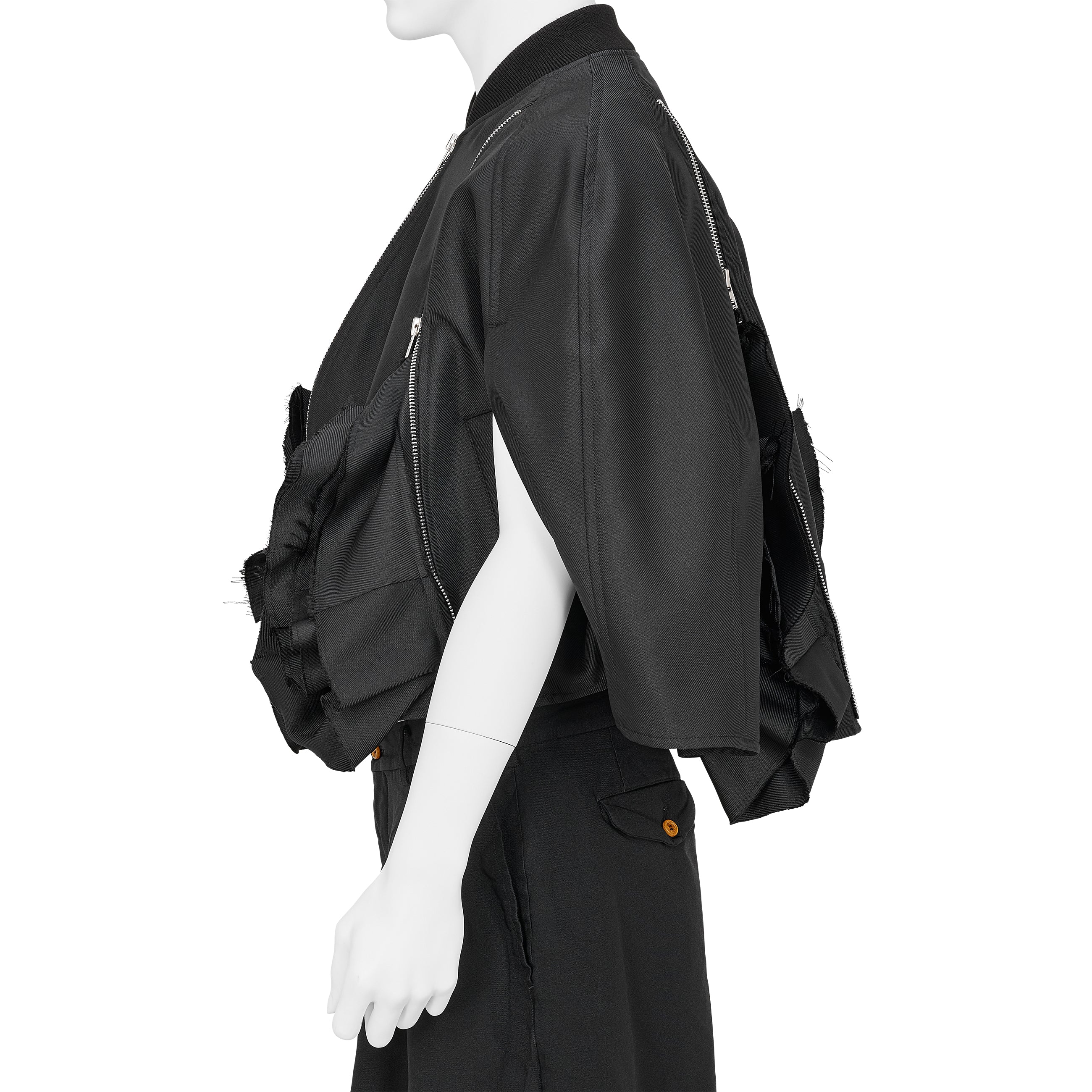 MA-1 PONCHO BLACK