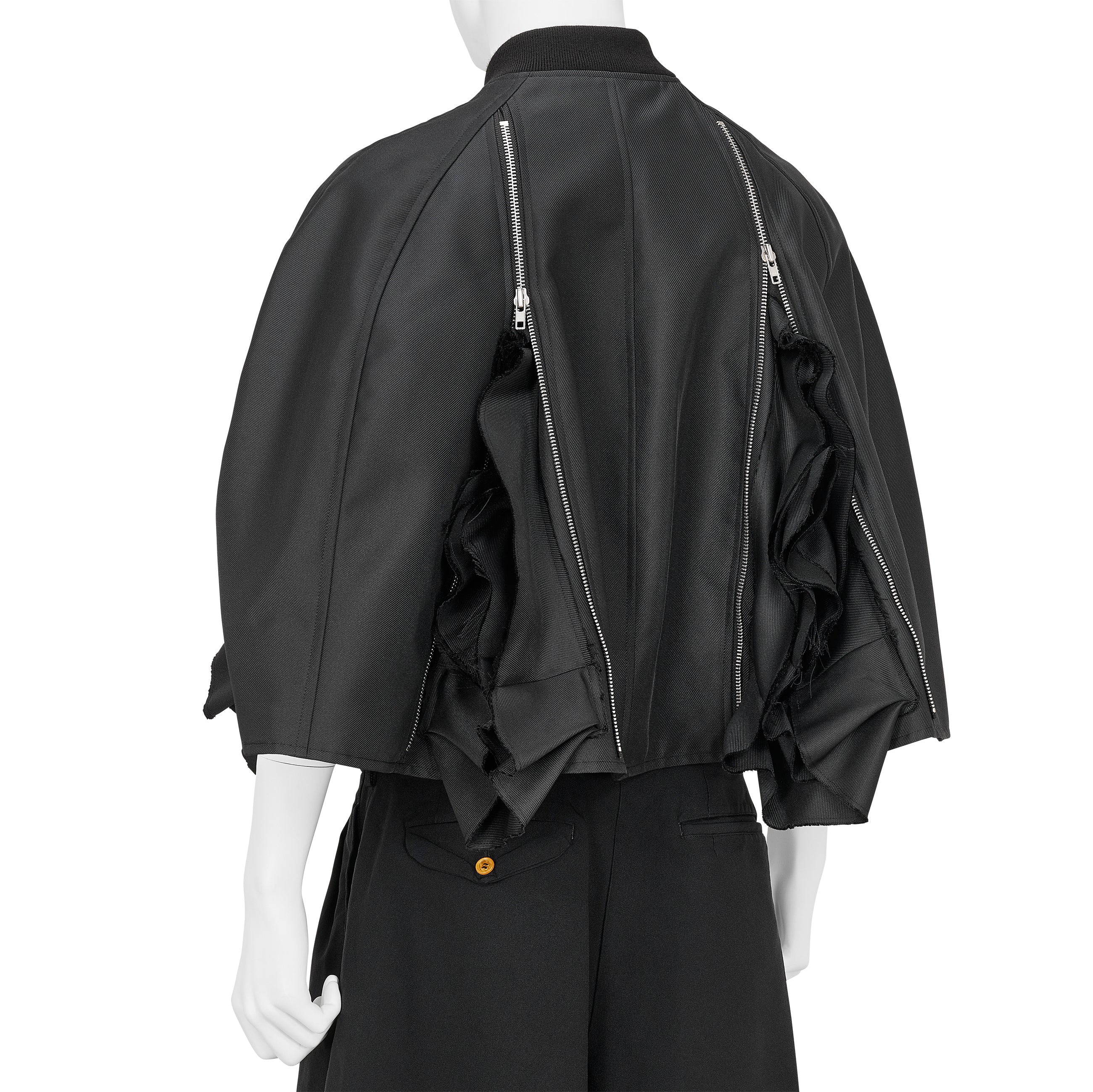 MA-1 PONCHO BLACK