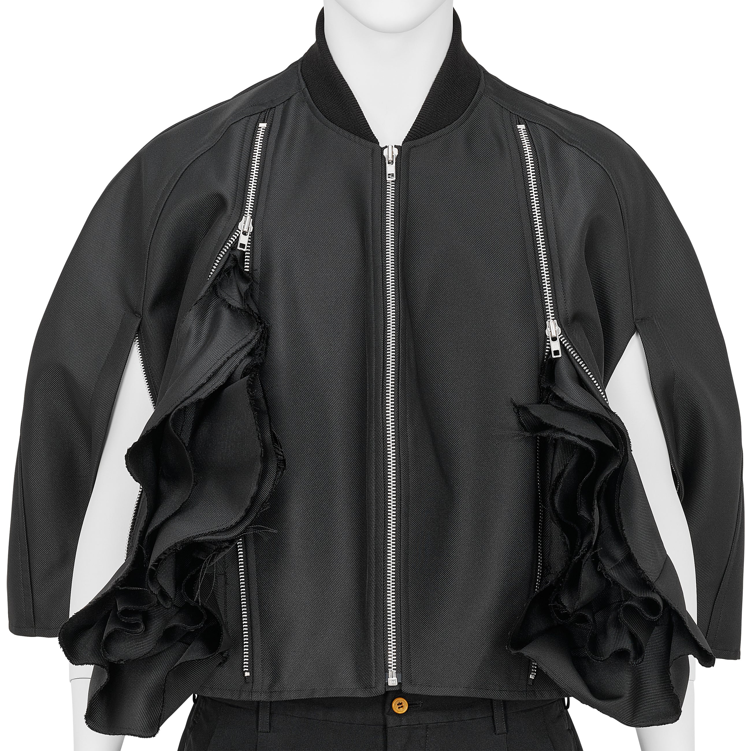 MA-1 PONCHO BLACK - COMME des GARÇONS HOMME PLUS(コム デ