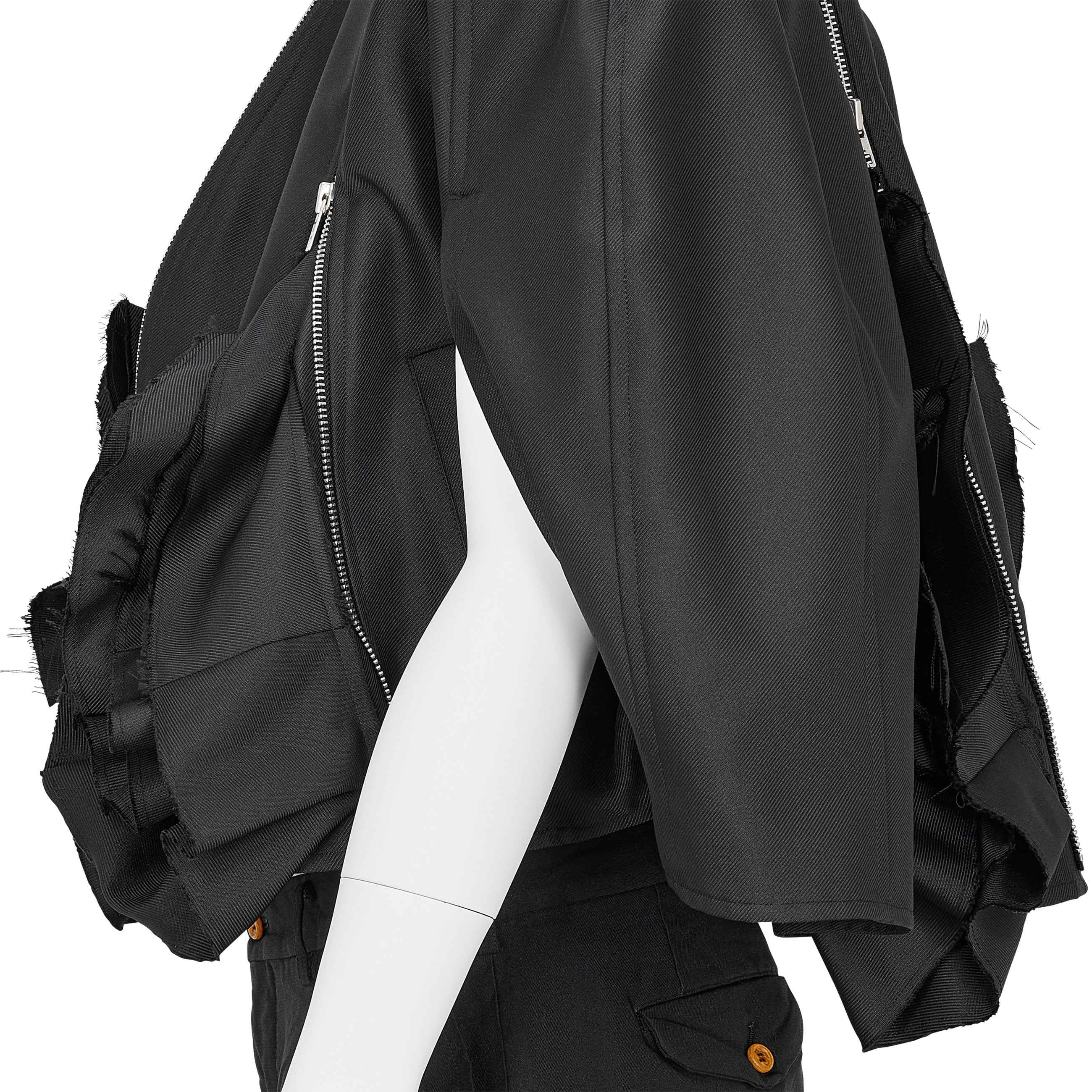 MA-1 PONCHO BLACK