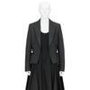 SIDE SLIT JACKET BLACK