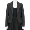 SIDE SLIT JACKET BLACK