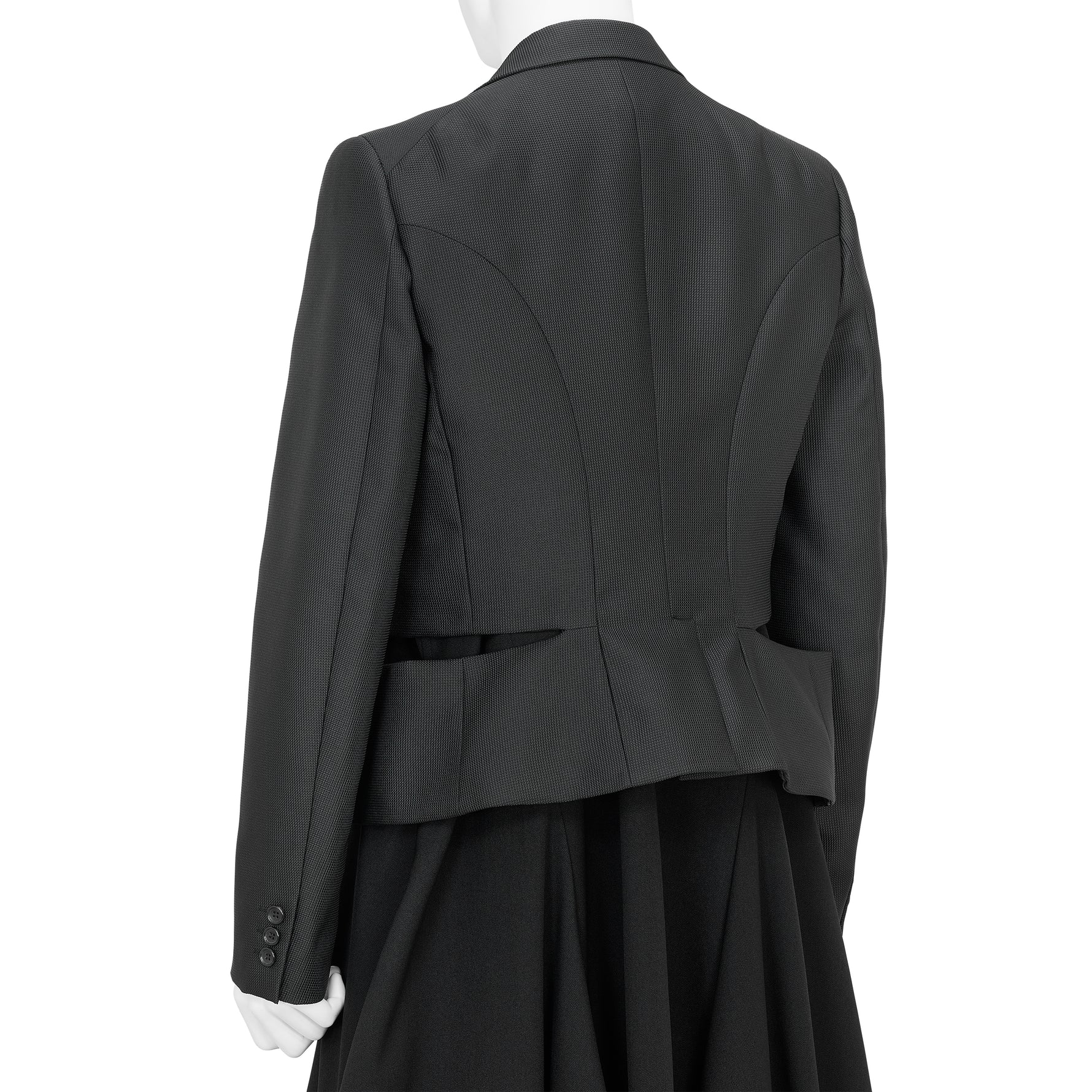 SIDE SLIT JACKET BLACK
