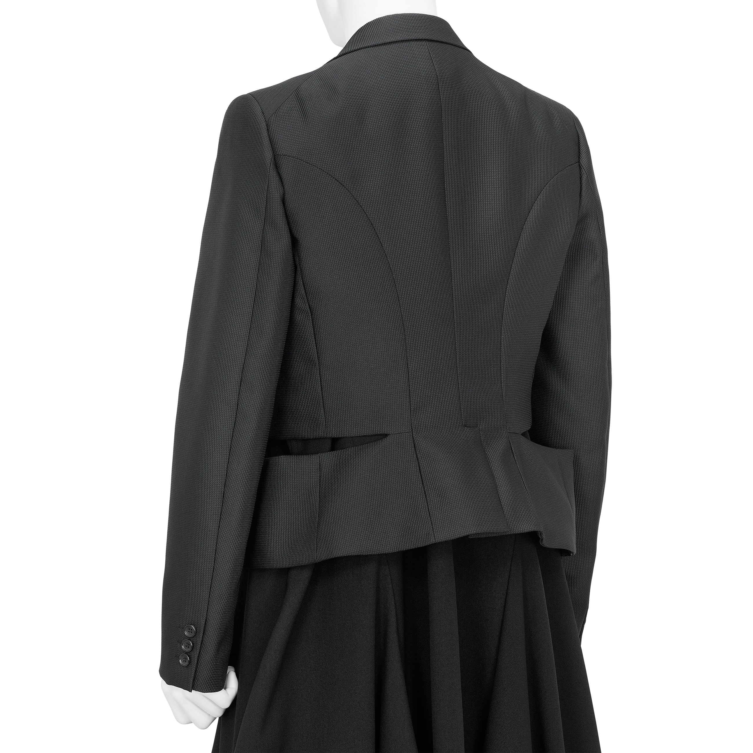 SIDE SLIT JACKET BLACK