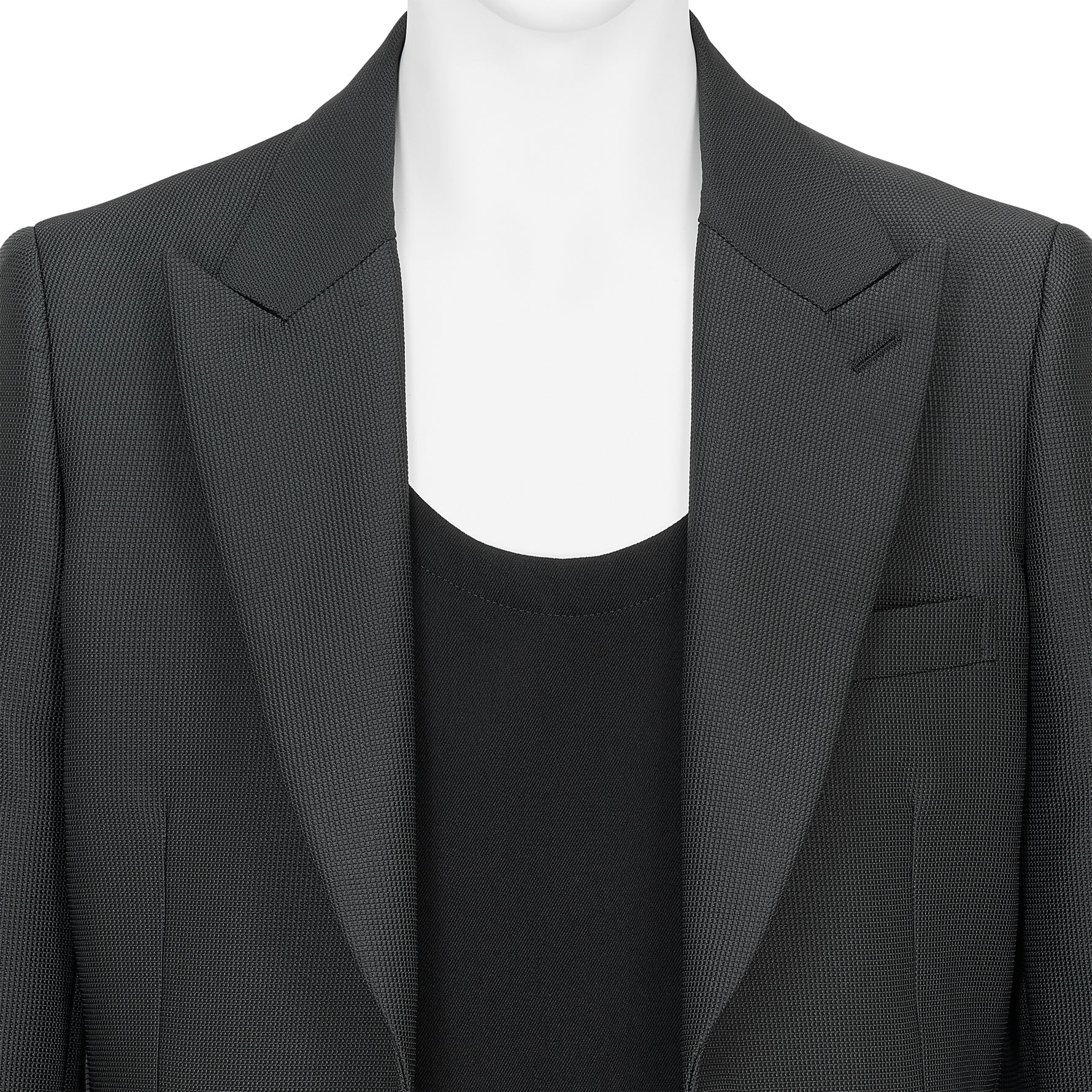 SIDE SLIT JACKET BLACK