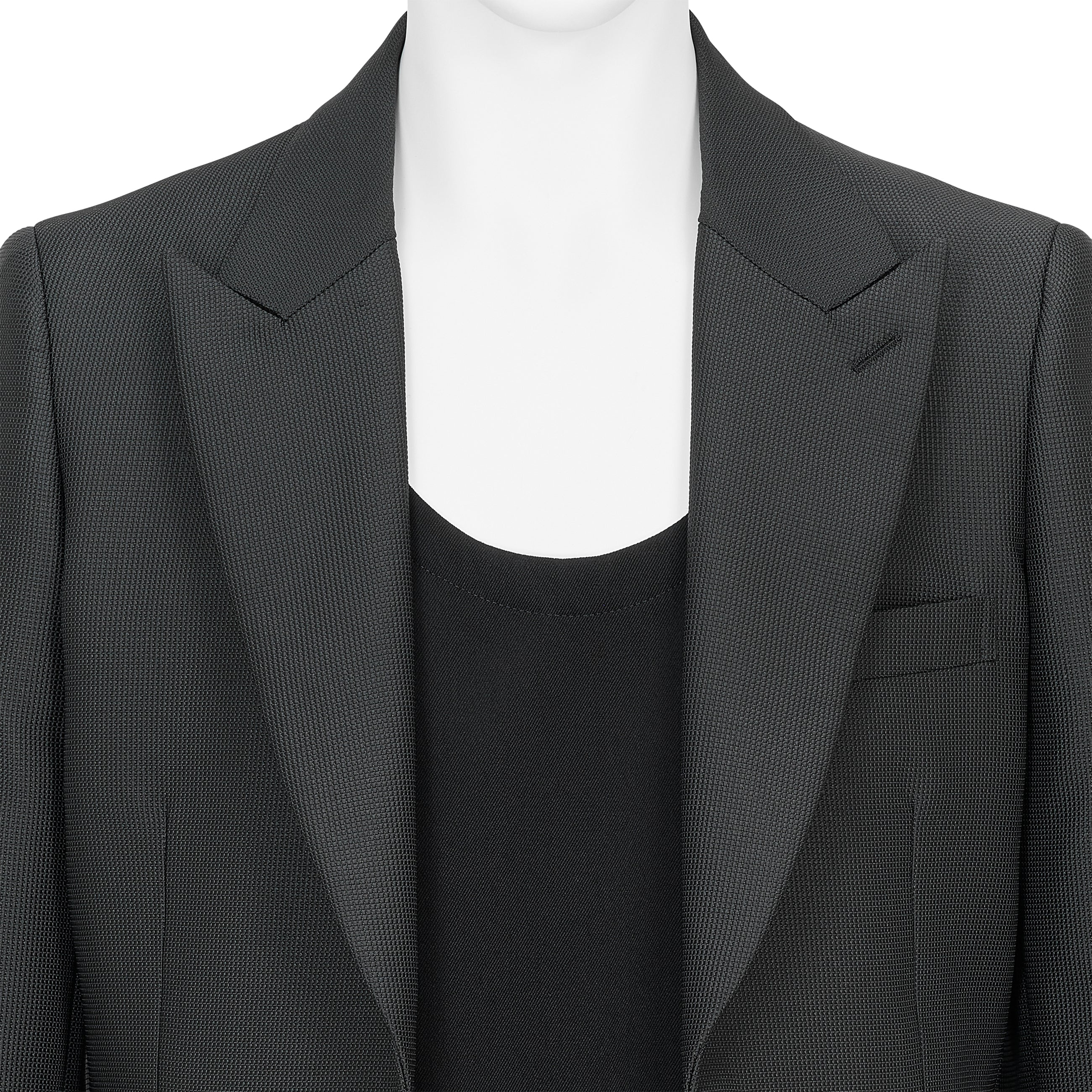 SIDE SLIT JACKET BLACK