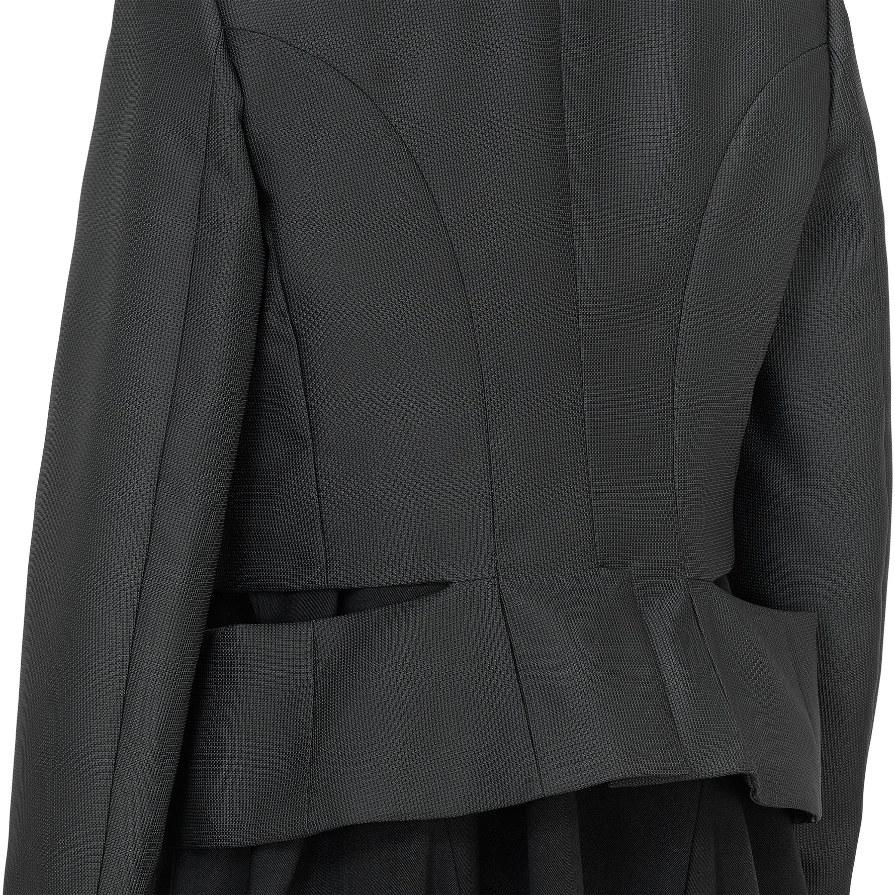 SIDE SLIT JACKET BLACK