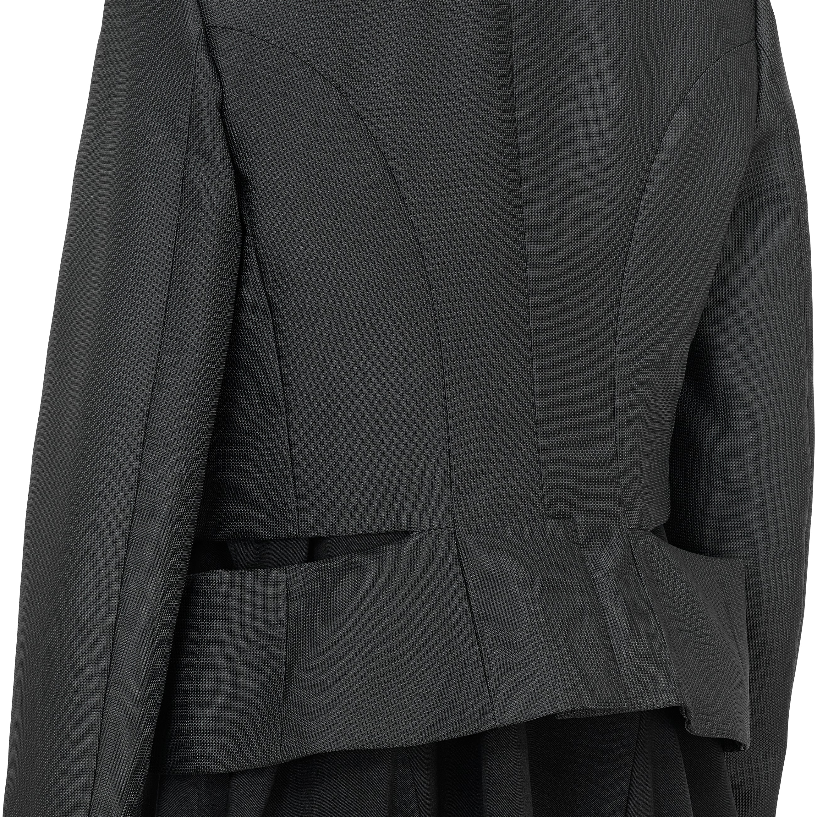 SIDE SLIT JACKET BLACK