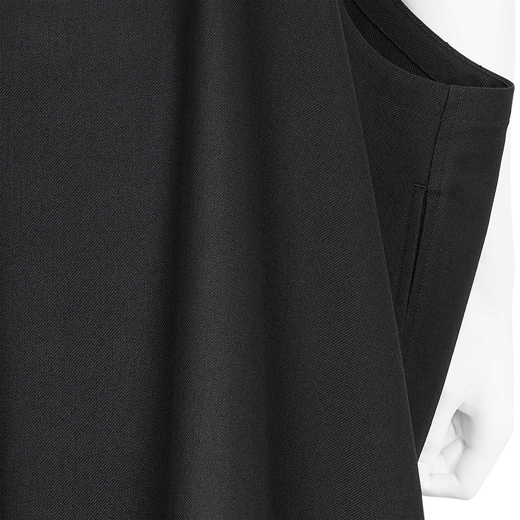 SQUARE JUMPER DRESS BLACK