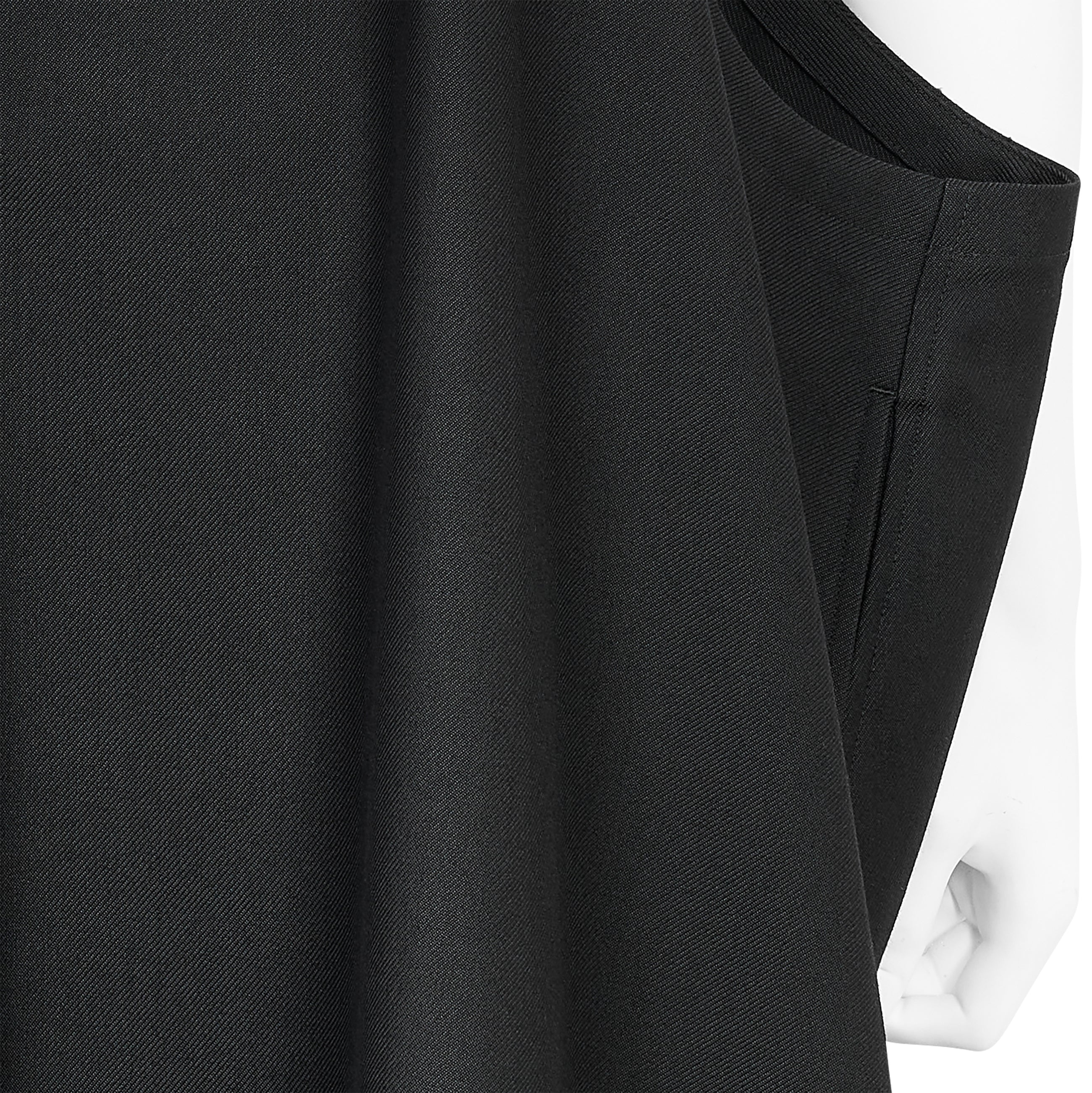 SQUARE JUMPER DRESS BLACK