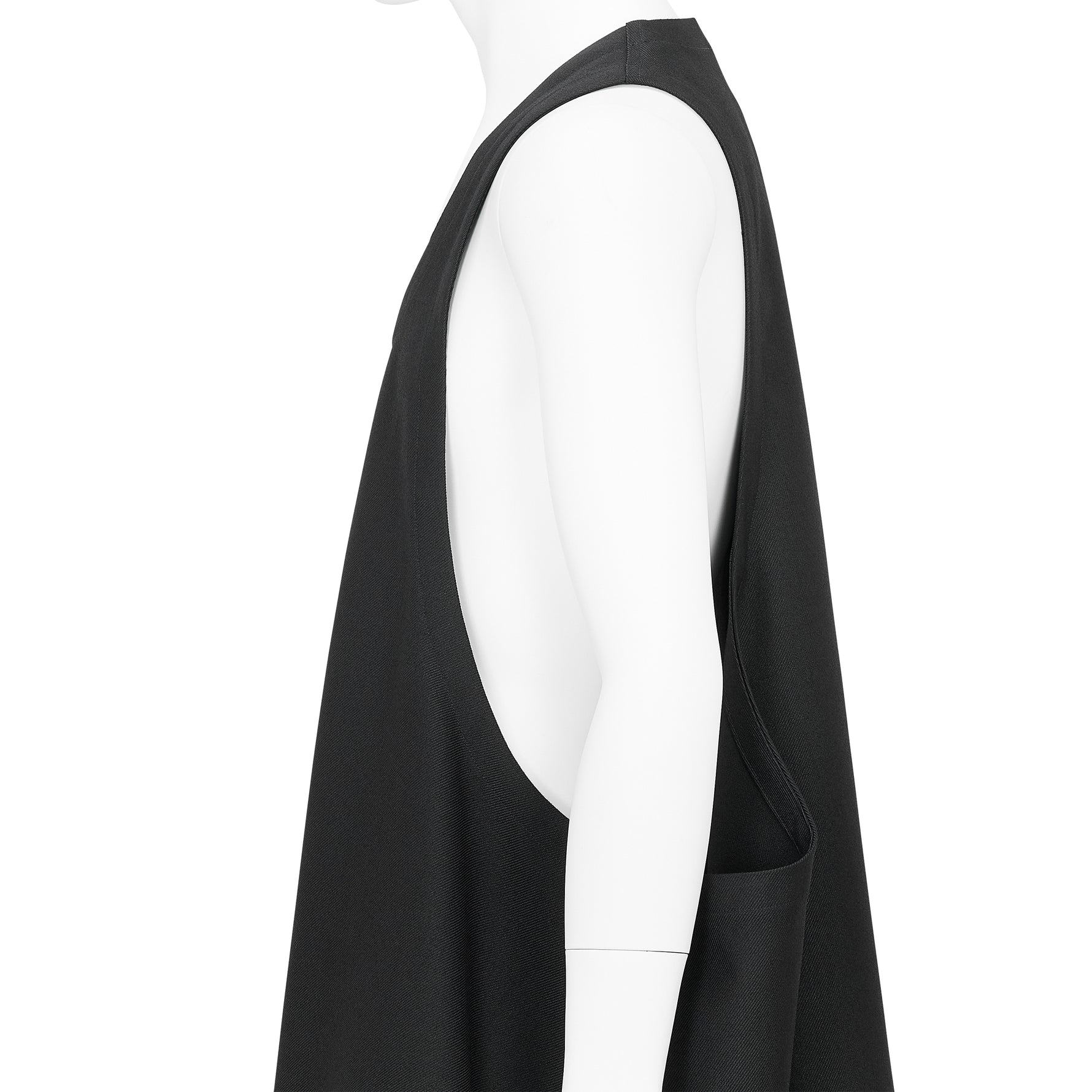 SQUARE JUMPER DRESS BLACK