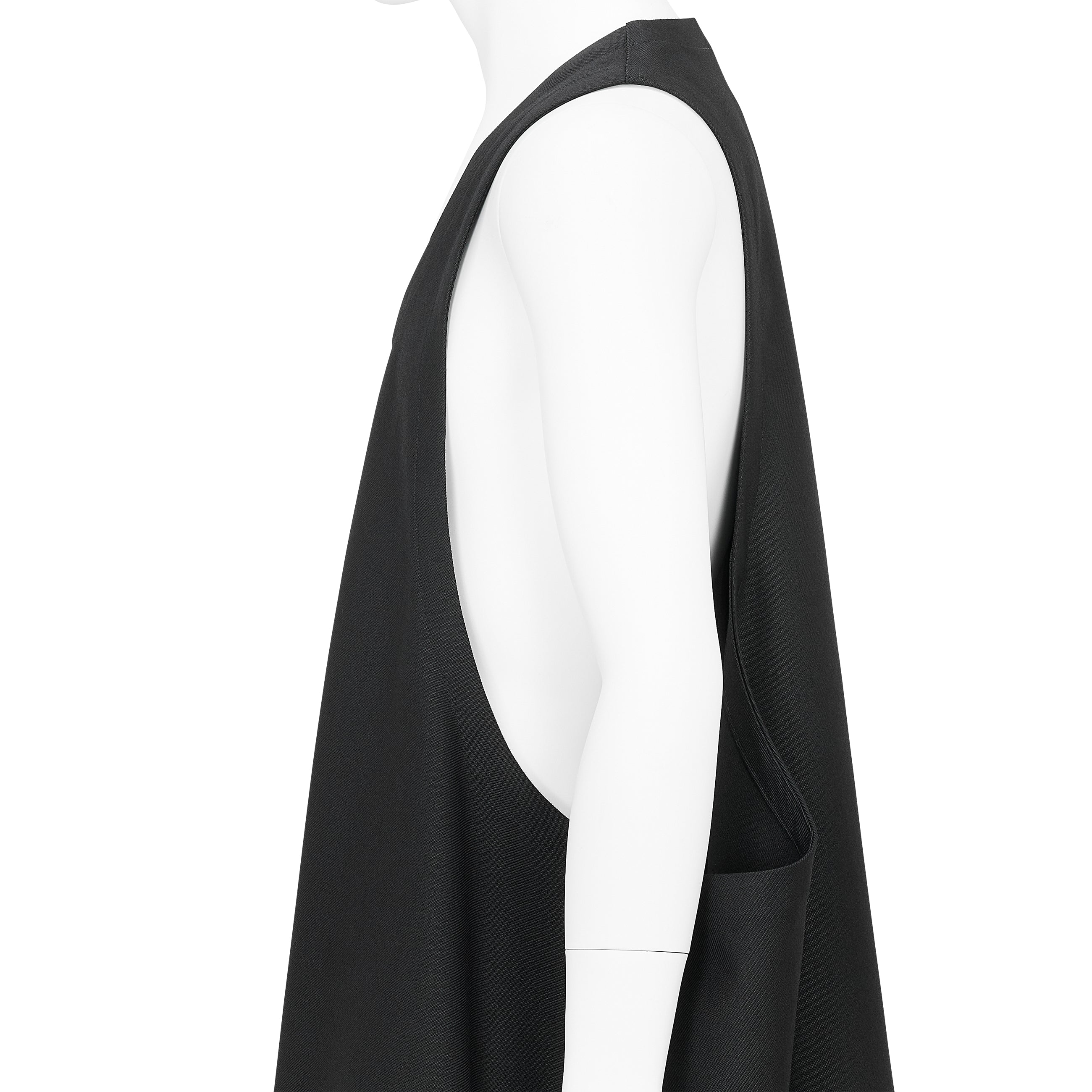 SQUARE JUMPER DRESS BLACK