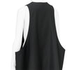 SQUARE JUMPER DRESS BLACK