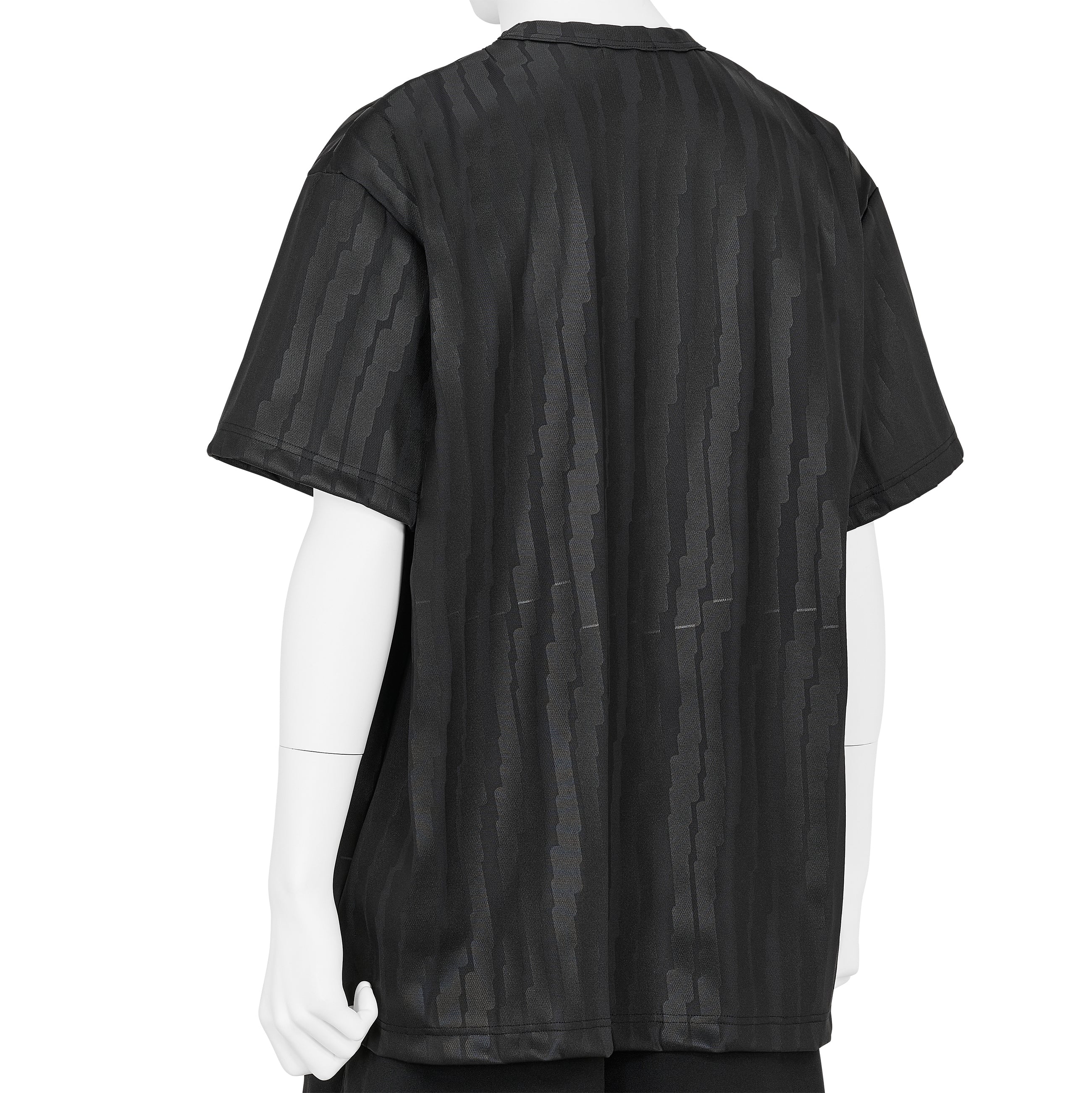 POLYESTER PRINT TEE BLACK BLACK - COMME des GARÇONS HOMME PLUS