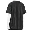POLYESTER PRINT TEE BLACK BLACK