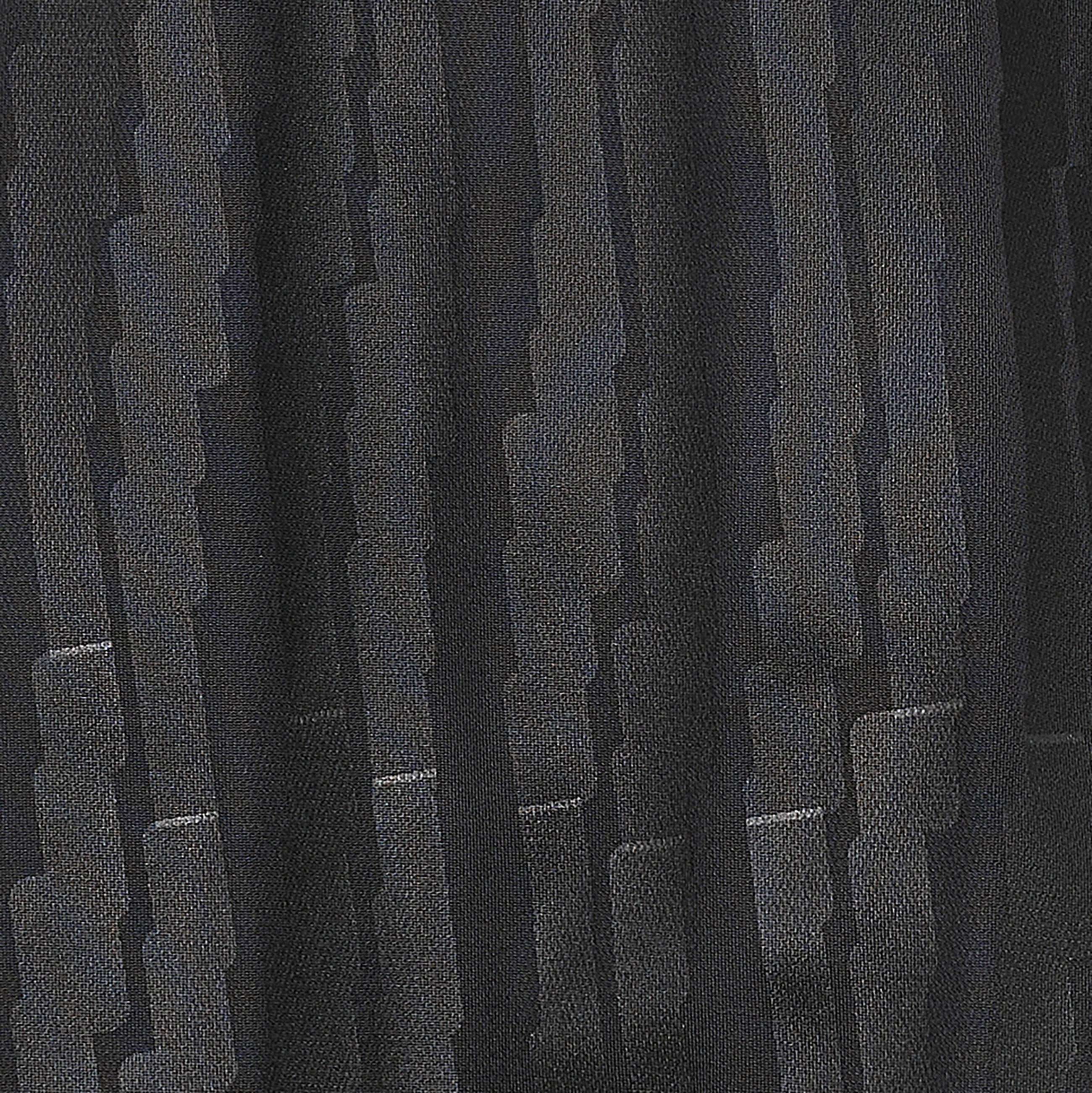 POLYESTER PRINT TEE BLACK BLACK